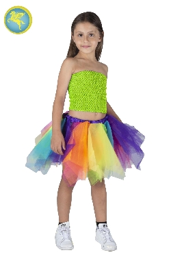 TOP ELASTICO TINTA UNITA VERDE MELA